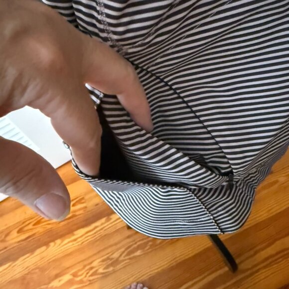 Lululemon Athletica Go the Distance JacketMini Pop Stripe Mink Berry Black - Picture 10 of 14